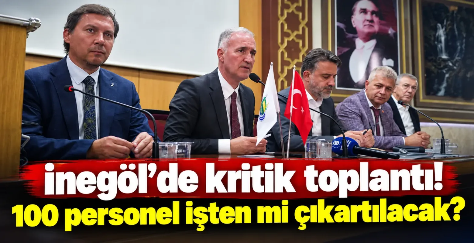 İnegöl’de kritik toplantı! 100 personel işten mi çıkartılacak?