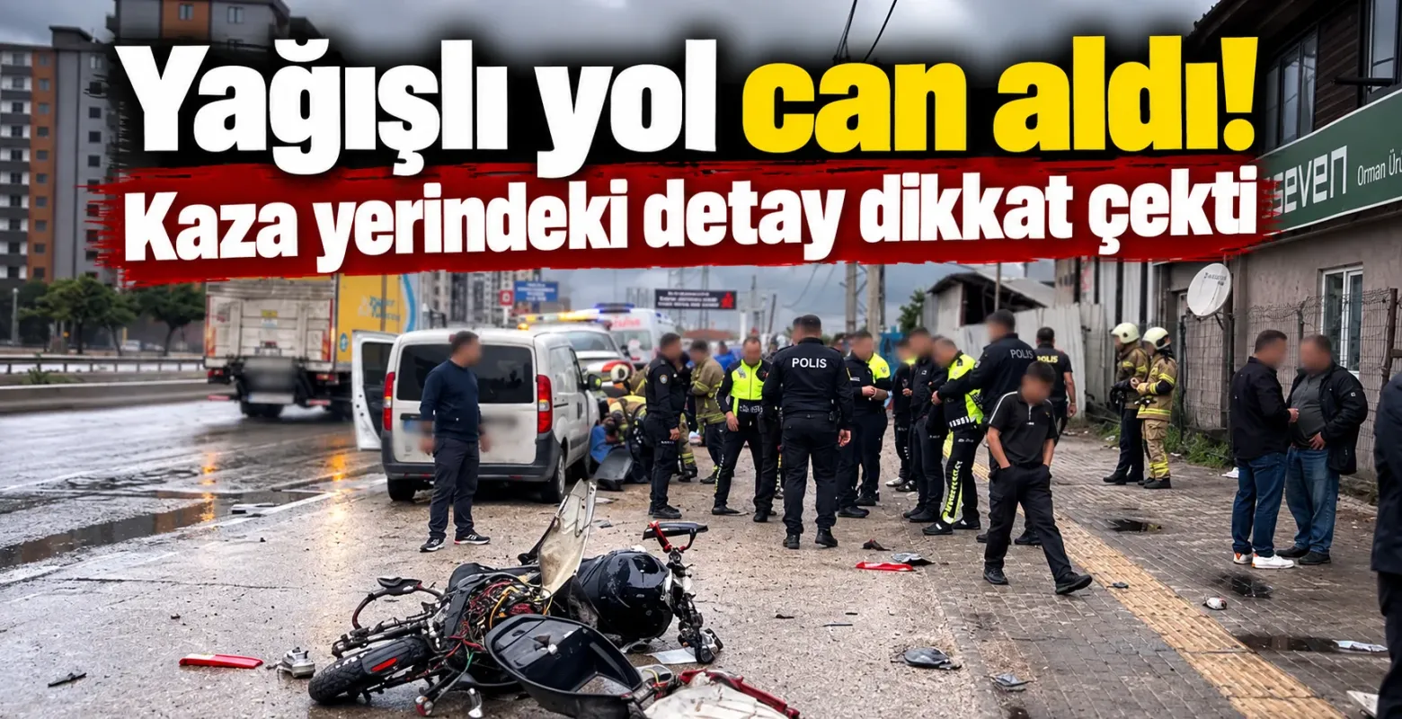 Bursa’da yağışlı yol can aldı! Kaza yerindeki detay dikkat çekti
