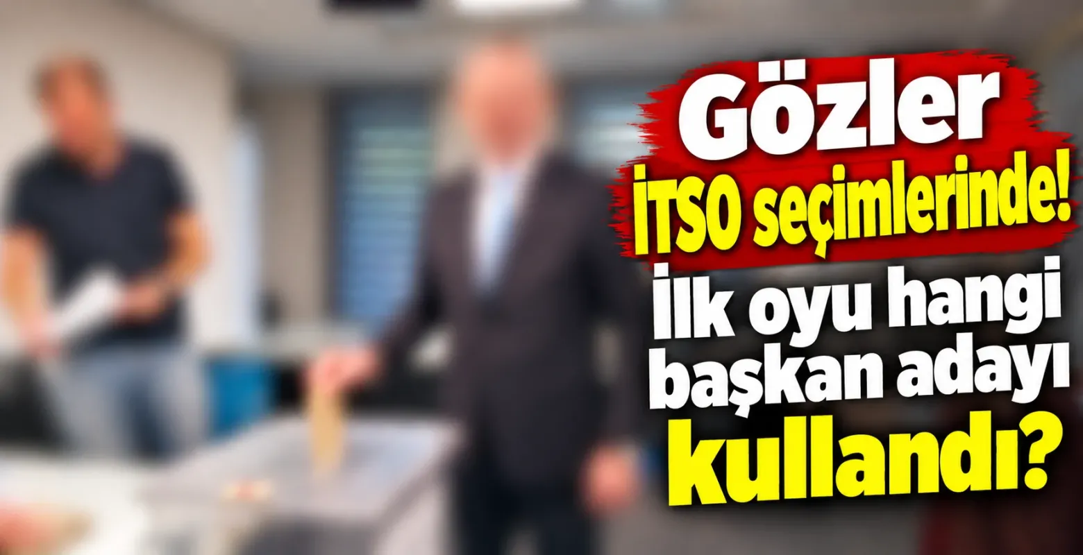 İTSO seçiminde ilk oyu Nedim İncebay kullandı