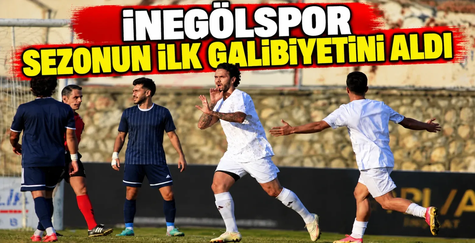 İnegölspor sezonun ilk galibiyetini aldı