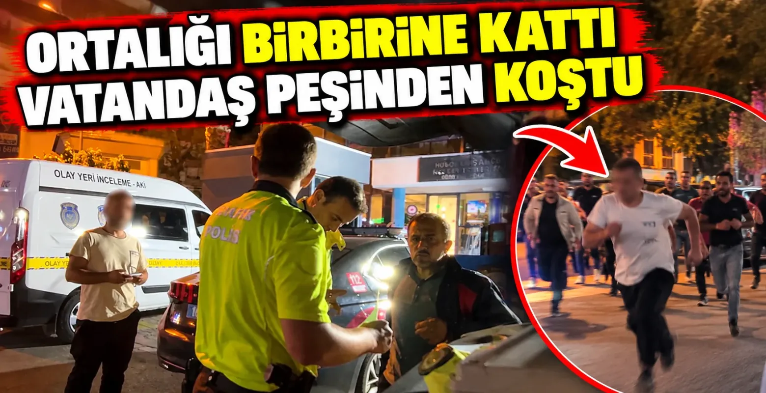 Ortalığı birbirine kattı! Vatandaş peşinden koştu