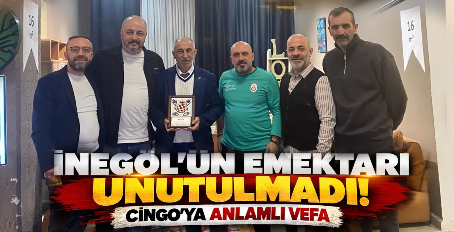 İnegöl’ün Emektarı Unutulmadı! Cingo’ya Anlamlı Vefa