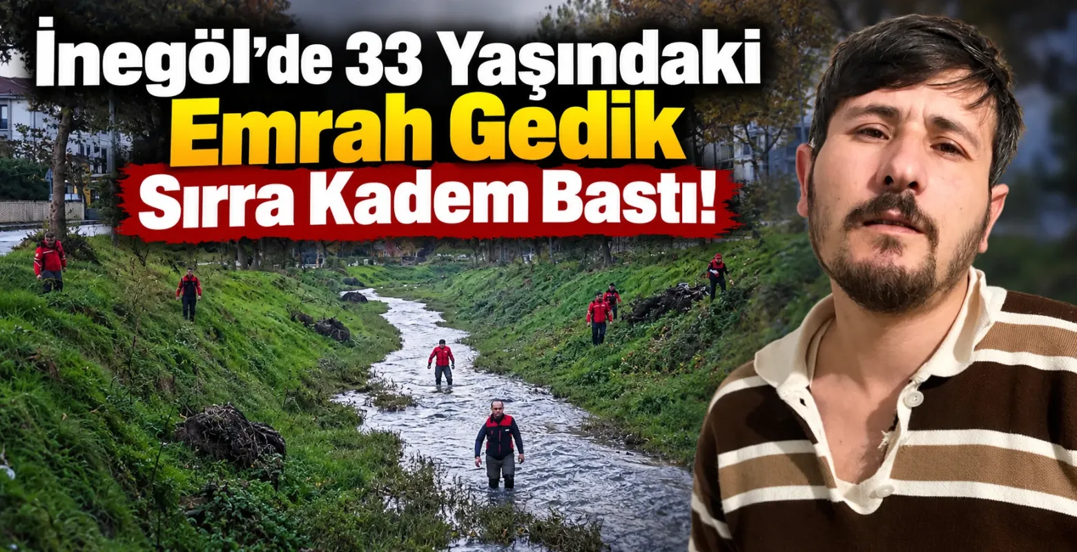 İnegöl'de 33 Yaşındaki Emrah Gedik Sırra Kadem Bastı!