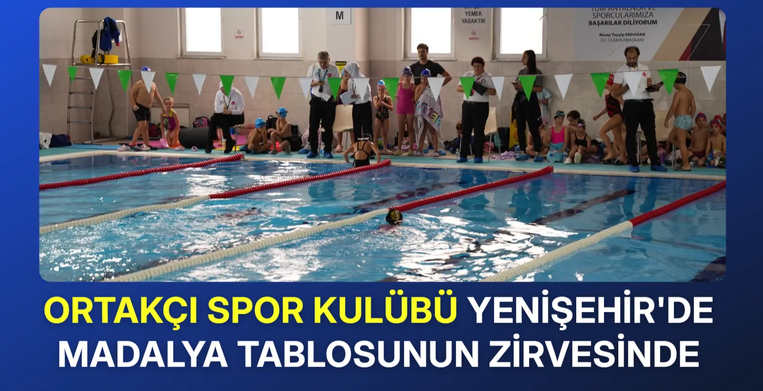 Ortakçı Spor Kulübü Yenişehir'de madalya tablosunun zirvesinde