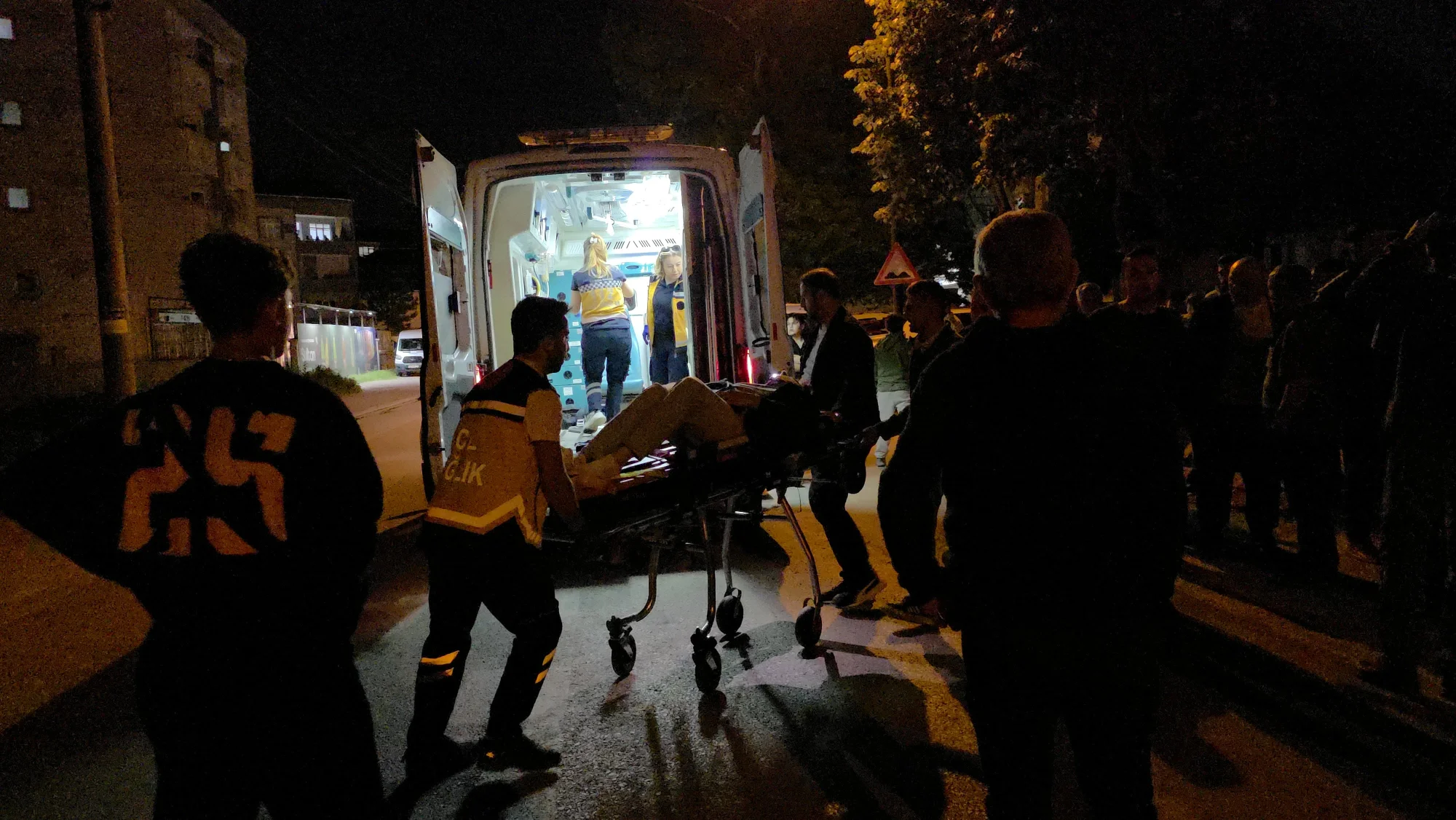 İnegöl'de motosiklet sürücüsü kazada ağır yaralandı