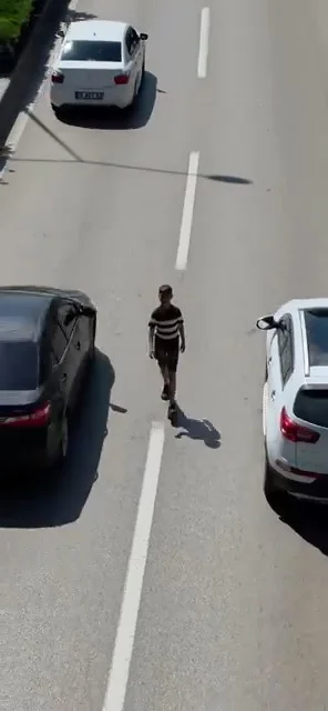 Vatandaşların uyarısına rağmen canını hiçe saydı