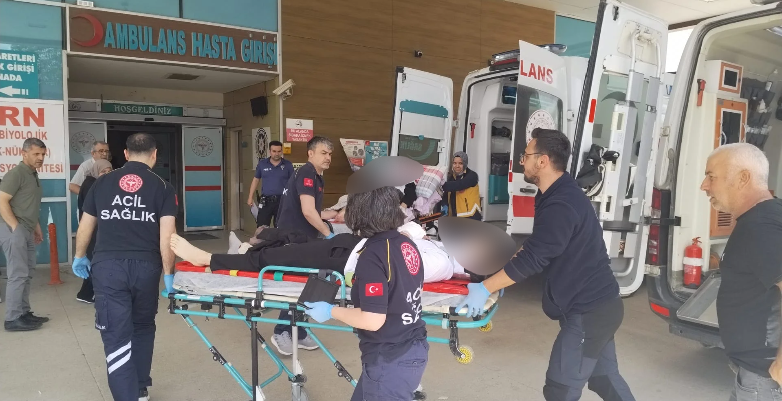 İnegöl'de bayram günü korkutan kaza! 1 yaralı