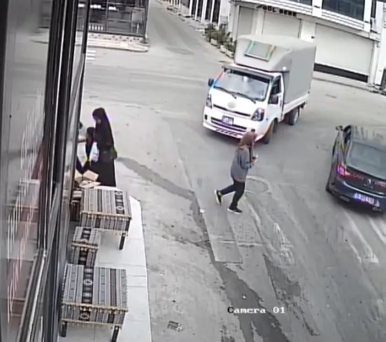 Bursa’da korku dolu anlar kamerada
