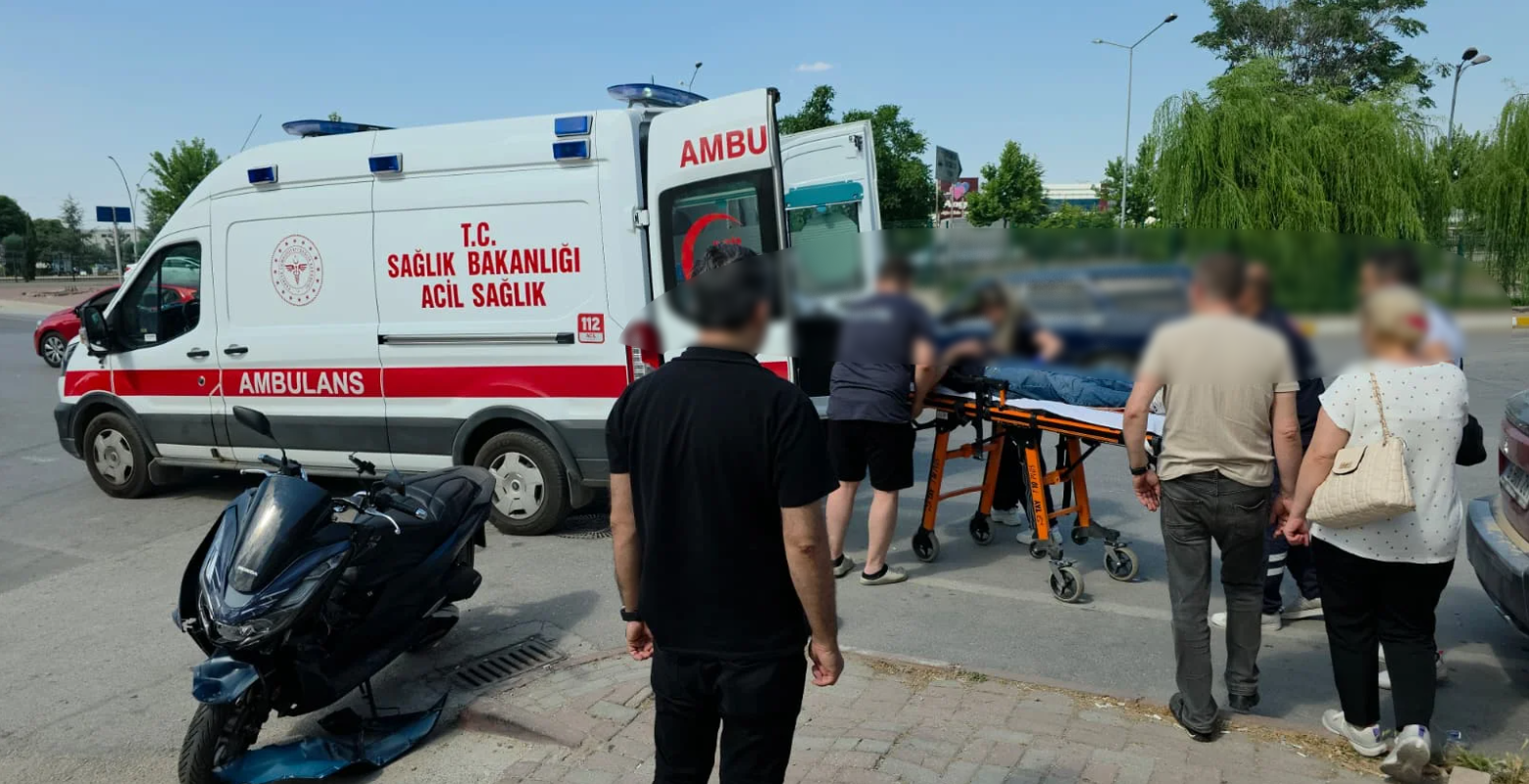 İnegöl'de korkutan kaza! 1 yaralı