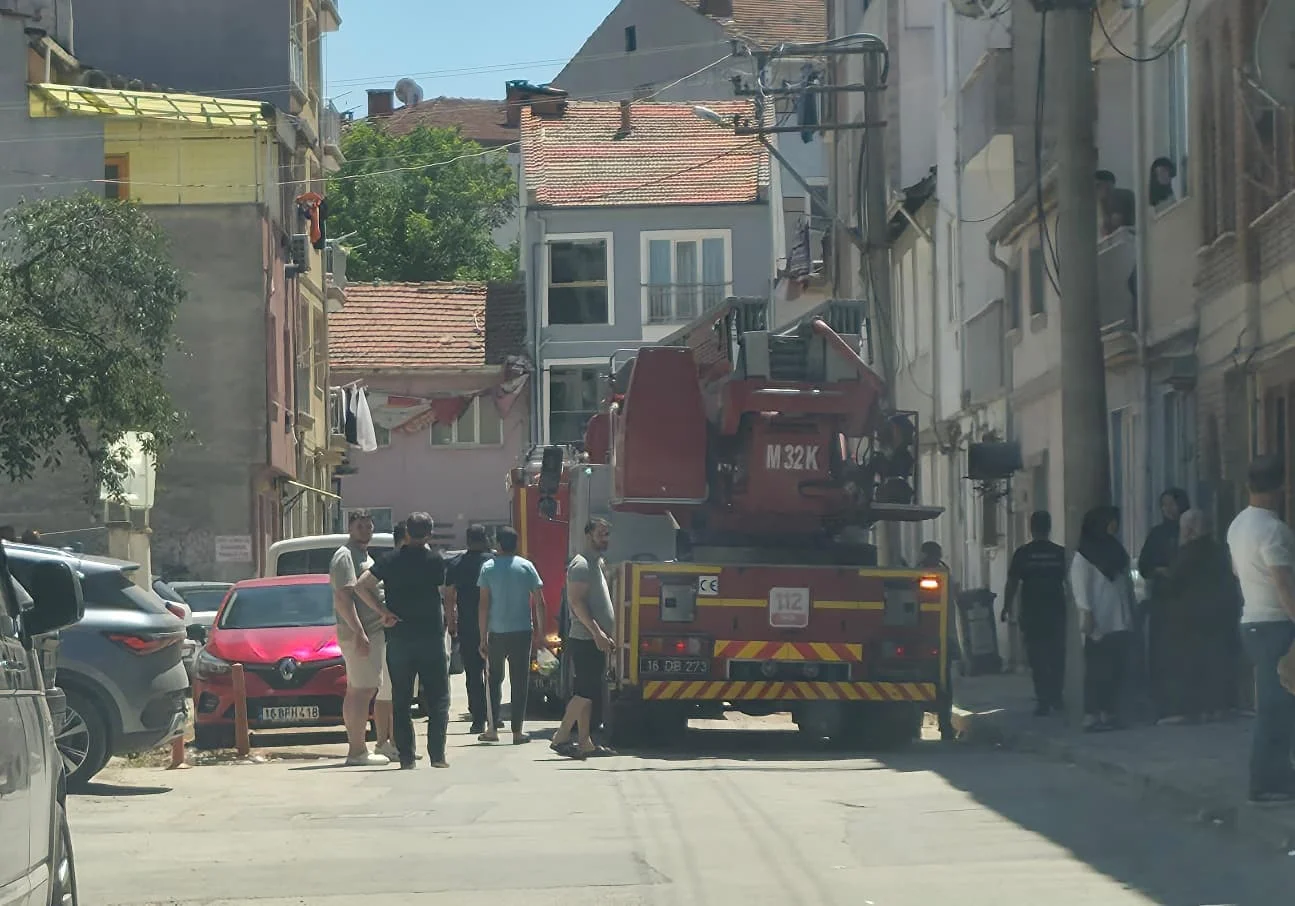 İnegöl'de panik dolu anlar!