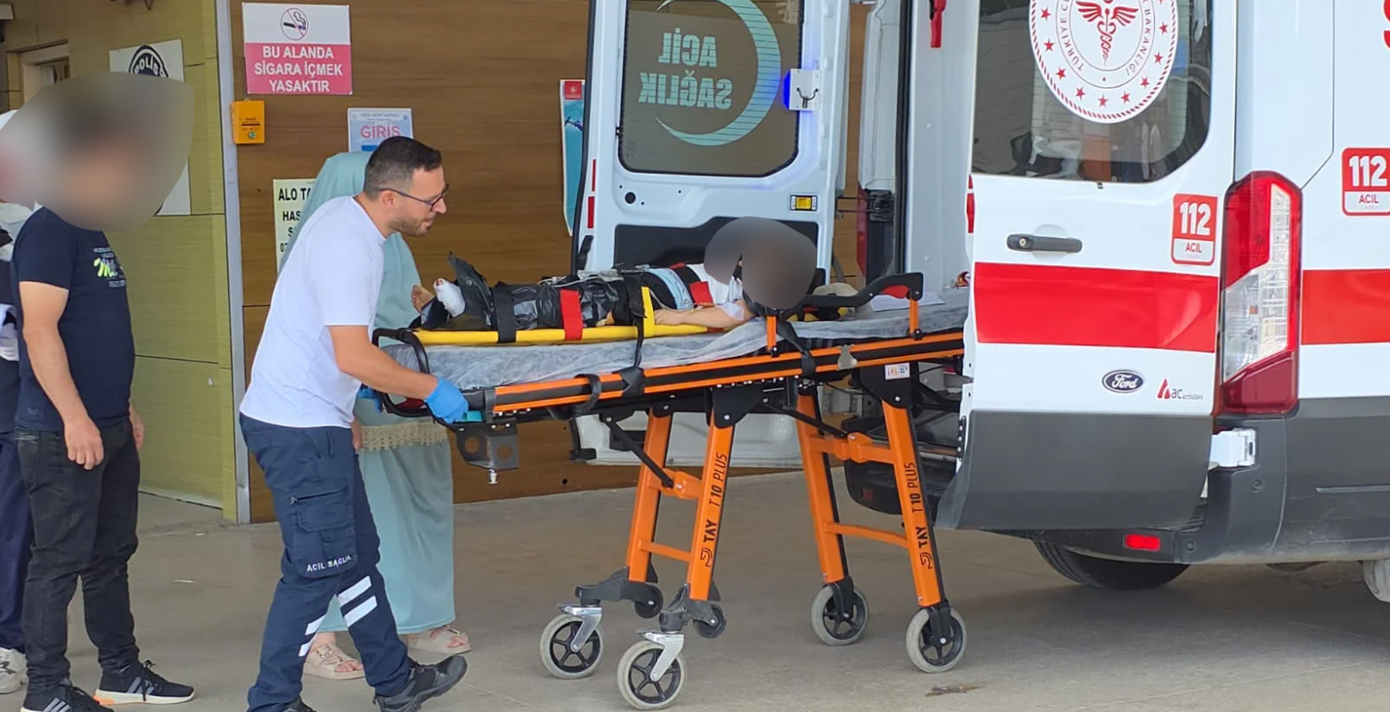 İnegöl'de kamyonun çarptığı çocuk Bursa'ya sevk edildi!