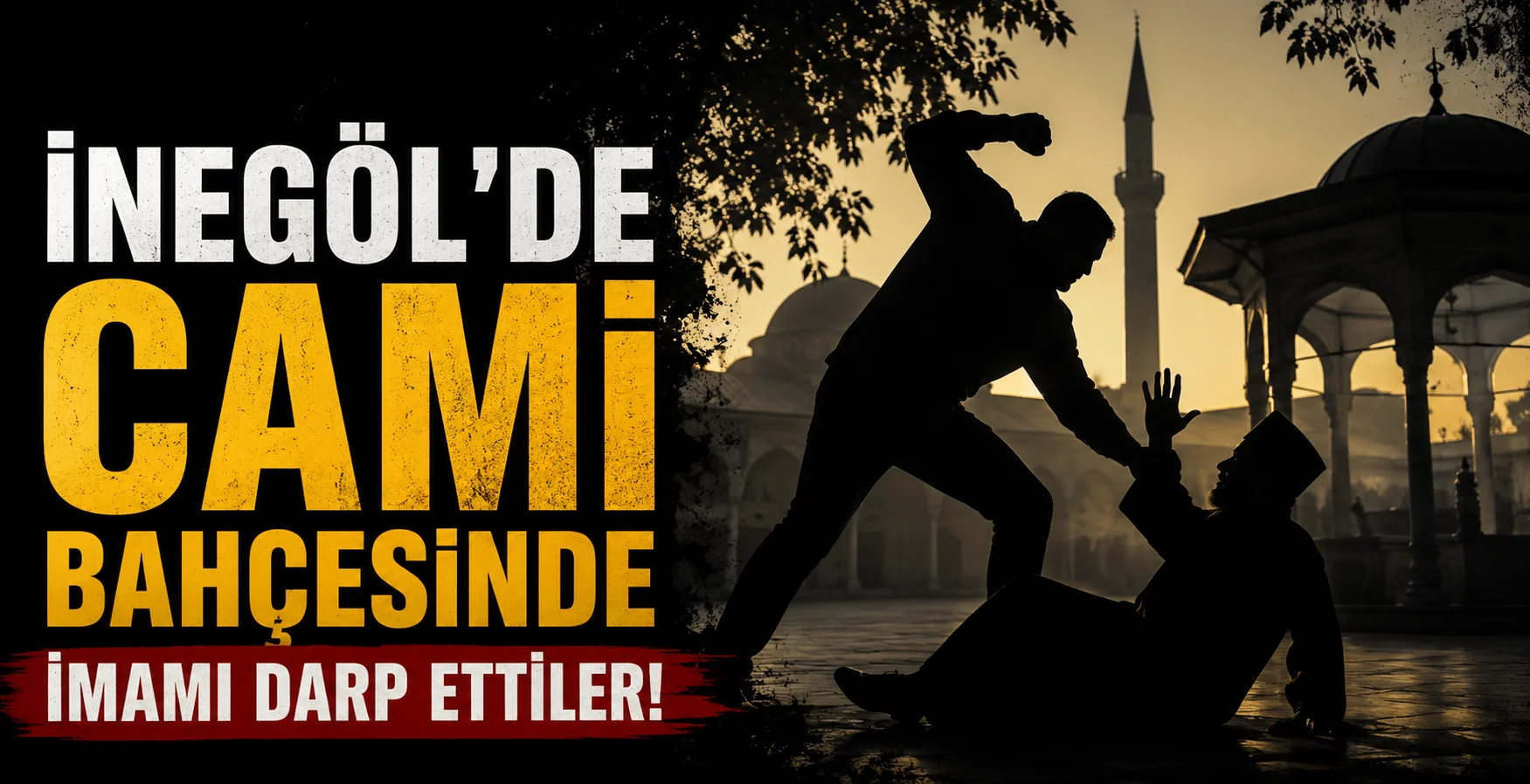 İnegöl'de Cami Bahçesinde İmam Darp Edildi İddiası!