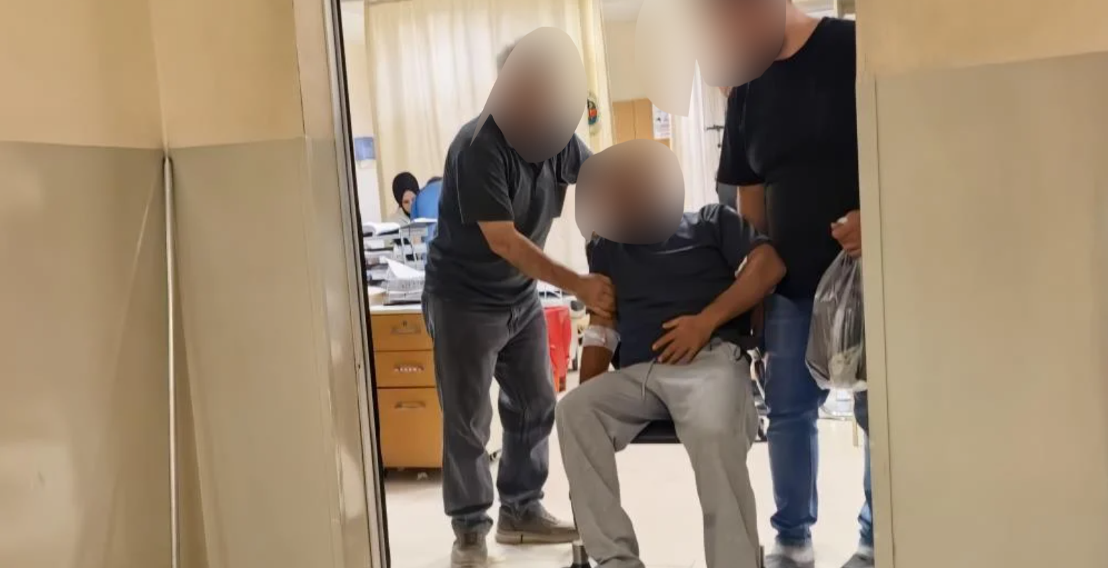 İnegöl'de feci kaza! Çivi karnına saplandı