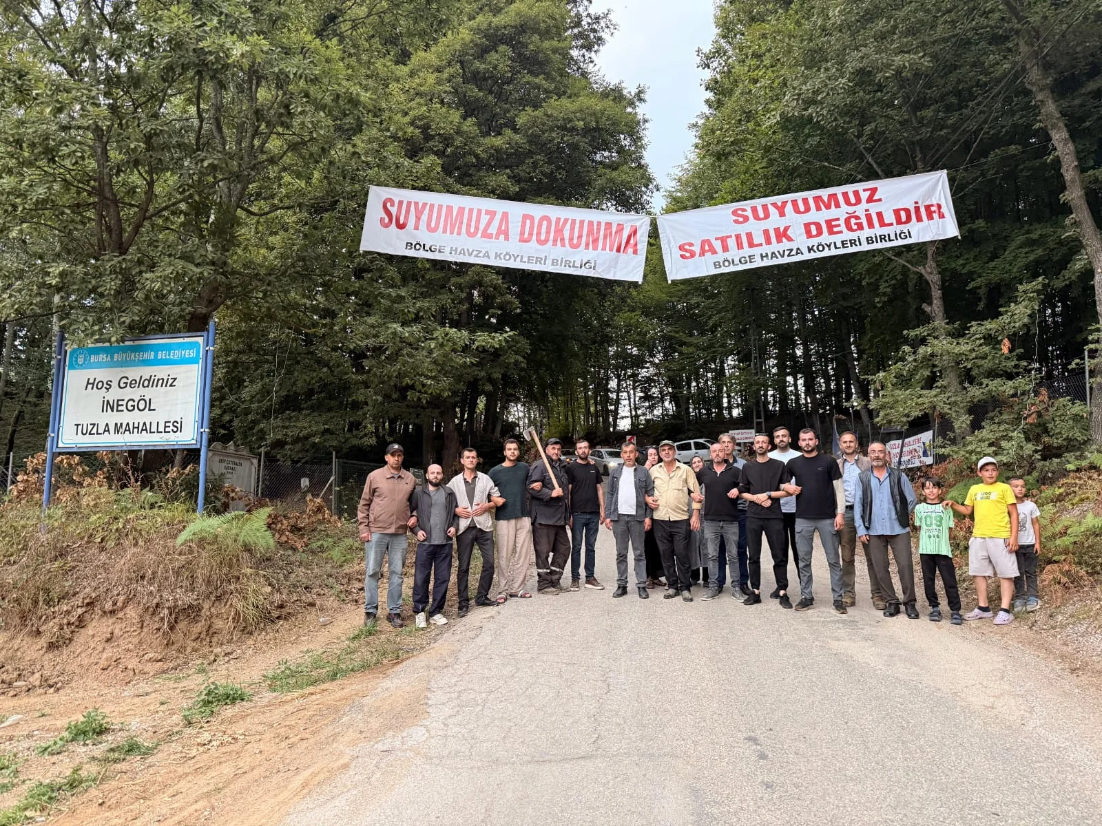 Tuzla Mahallesi'nden su kaynakları için ortak mücadele çağrısı