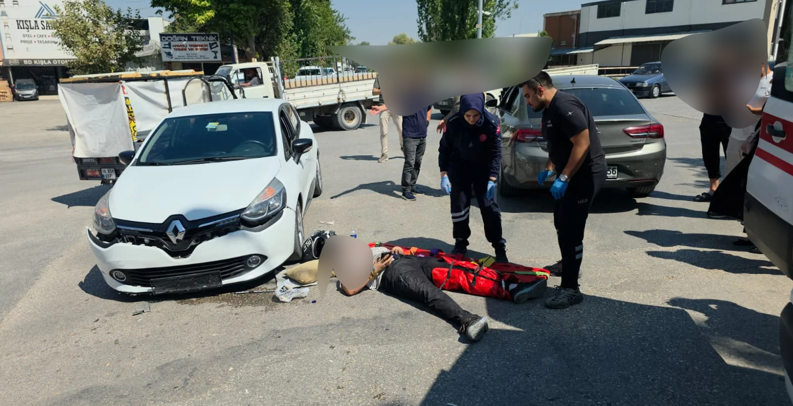 İnegöl’de 3 Araçlı Kaza! Motosiklet Sürücüsü Ağır Yaralı