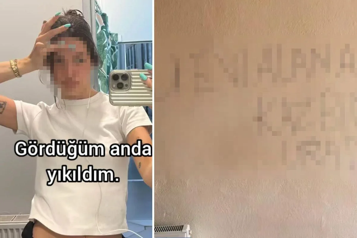 Eski kiracı çıktığı evin duvarına bakın ne yazdı!