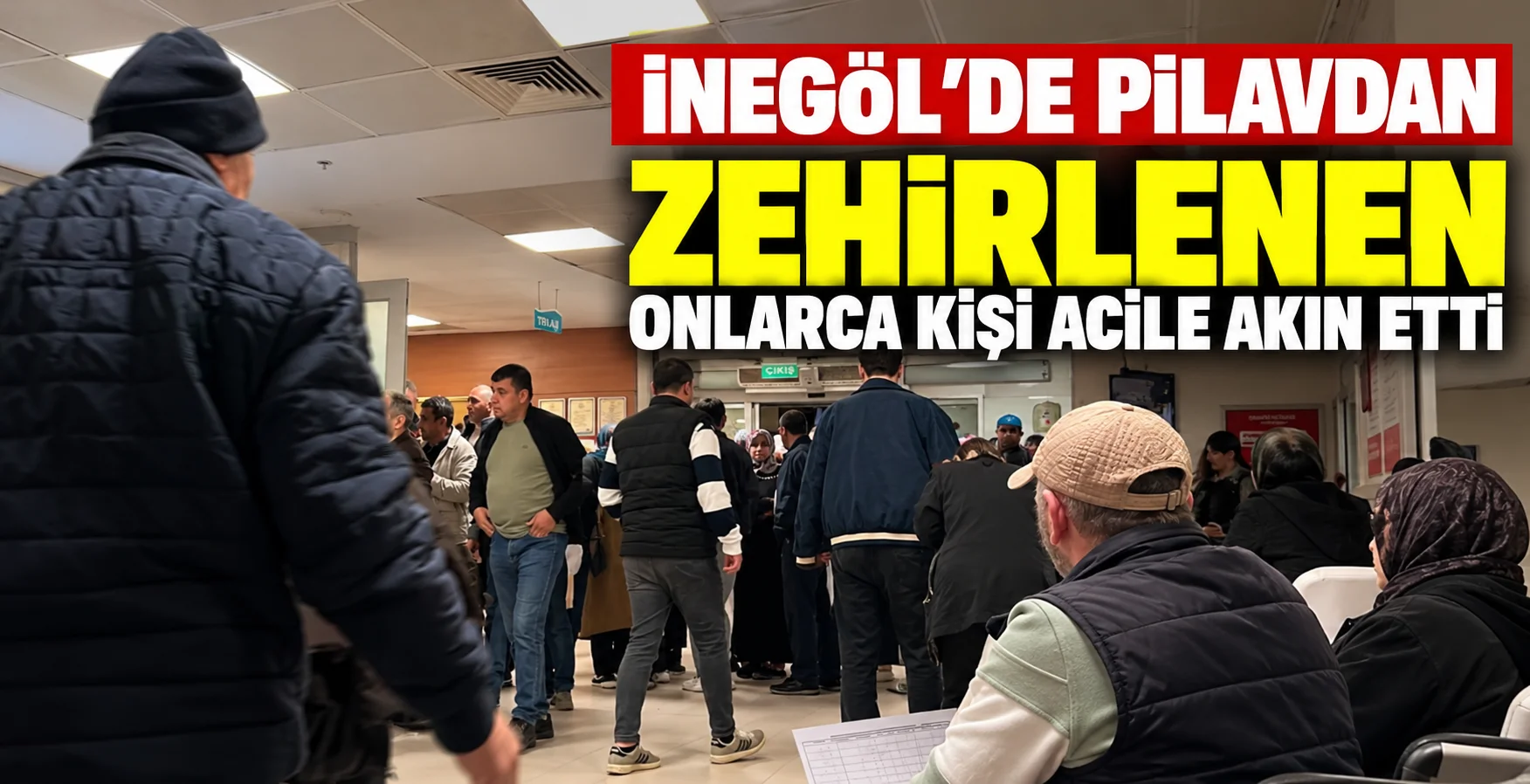 İnegöl’de dede pilavı sonrası çok sayıda kişi acillik oldu